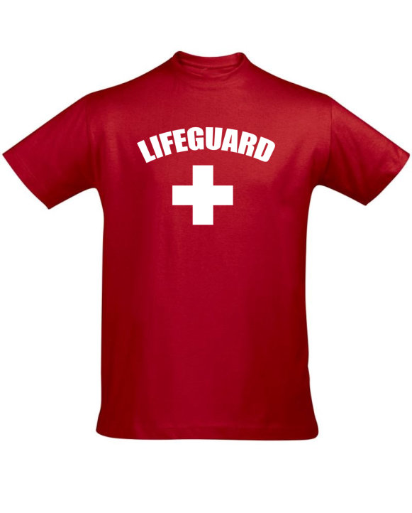 Tričko pánské červené Lifeguard