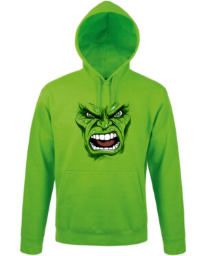 Mikina pánská zelená Hulk