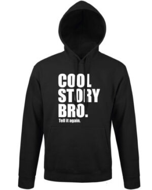 Mikina pánská černá Cool Story Bro