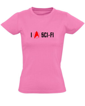 Tričko dámské růžové I Spock SCI-FI