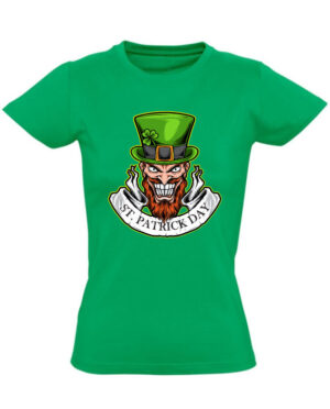 Tričko dámské zelené scary St Patricks day