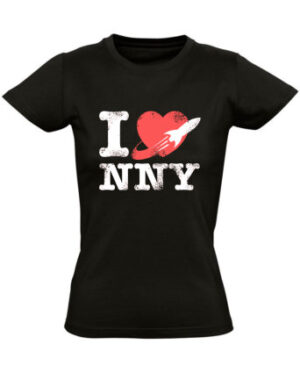 Tričko dámské černé I love New New York
