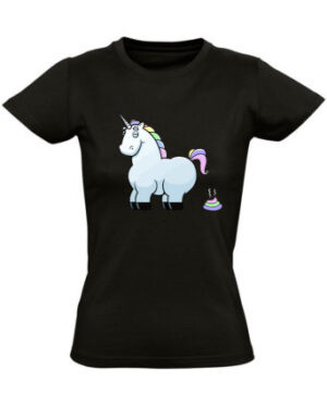 Tričko dámské černé Unicorn