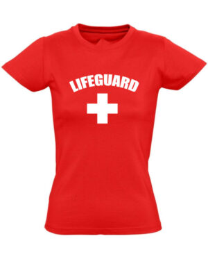 Tričko dámské červené Lifeguard