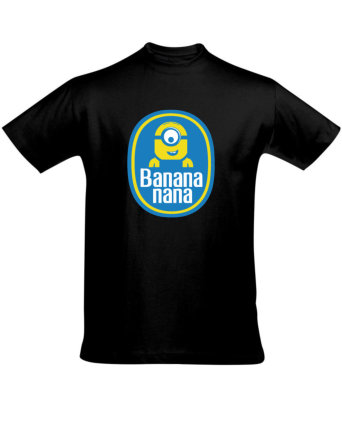 Tričko pánské černé Banana nana