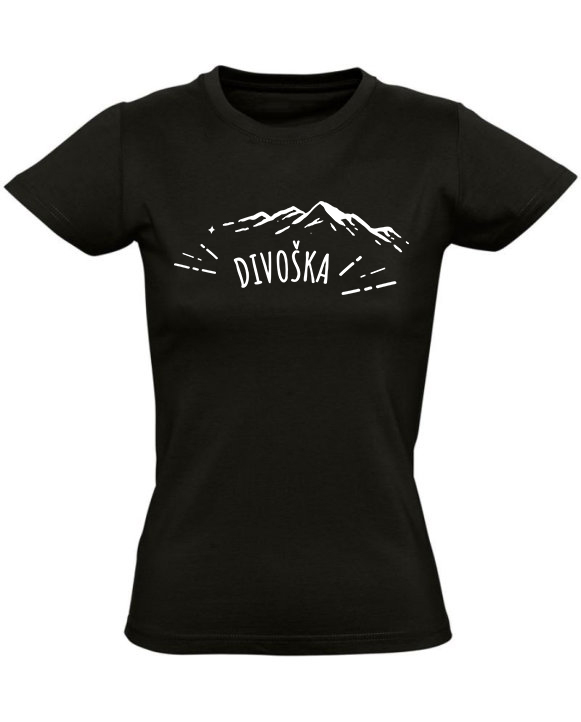 Dámské tričko Divoška