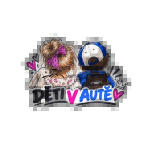 Samolepka Děti v autě - 01