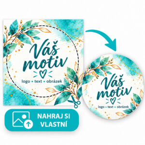 PVC samolepka vlastní motiv - průměr 4cm